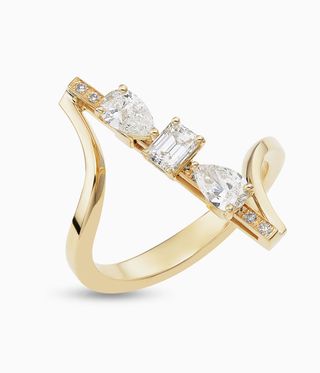 Caye Joaillerie diamond and gold ring
