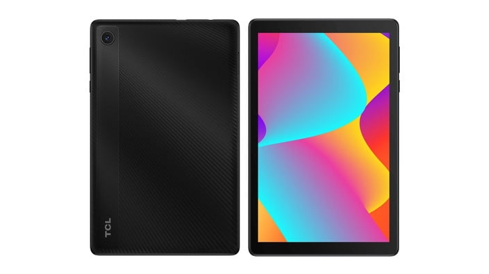 A TCL Tab 8 4G from the front and back