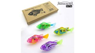 Interactive Swimming Fish Cat Toy