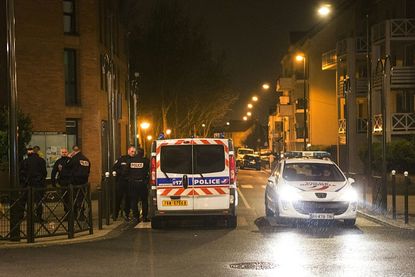 A raid outside of Paris Thursday night.