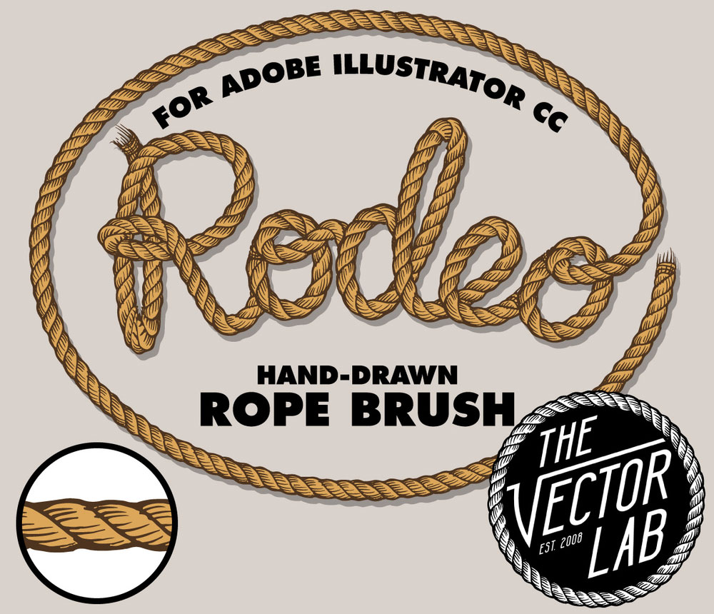 Illustrator brushes: Rodeo