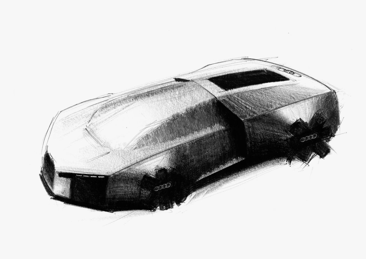 Audi Nuvolari design sketches