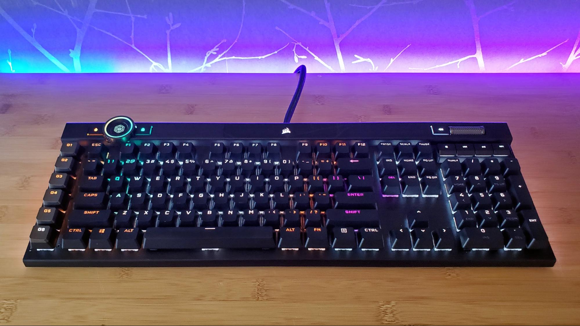 skranke udføre bølge Corsair K100 RGB Gaming Keyboard Review: Optical-Mechanical Opulence |  Tom's Hardware