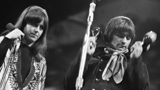 Grace Slick and Marty Balin with Jefferson Airplane at the Monterey Pop Festival, June 17 1967.