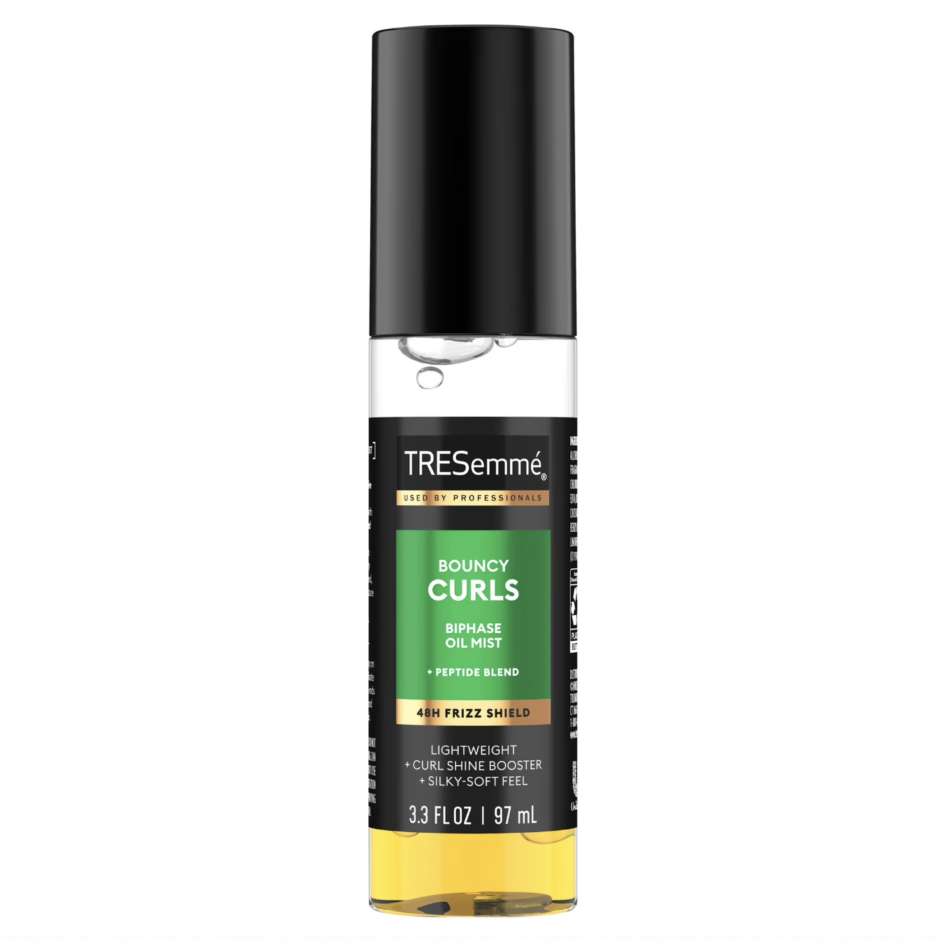 TRESemm&eacute;, Tresemm&eacute; Biphase Oil Mist for a 48h Frizz Shield, Bouncy Curls With Peptide Blend, 3.3 Fl Oz