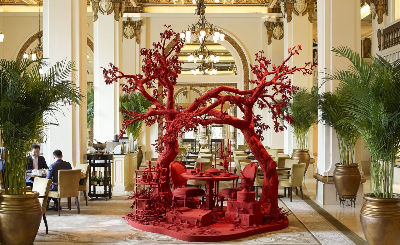 ‘Alizarin’ by Timothy Paul Myers at The Peninsula Hong Kong