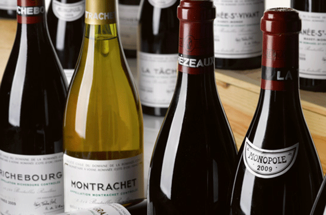 most expensive wine lots