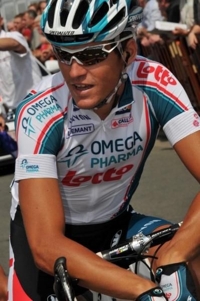 Greg Van Avermaet (Bel) Omega Pharma-Lotto at the start