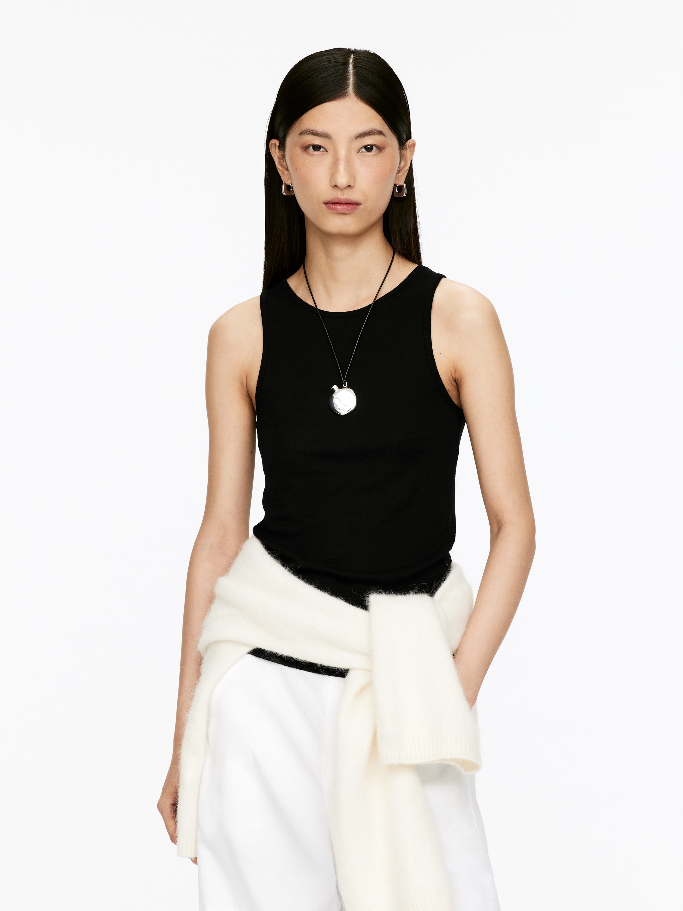 Wool Tank Top – Black – Women – Arket Gb