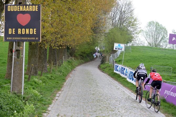 Enthusiasts tackle the Koppenberg
