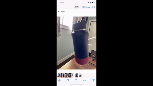Turning live photos to gifs hidden Apple iPhone Camera Tips and Tricks.