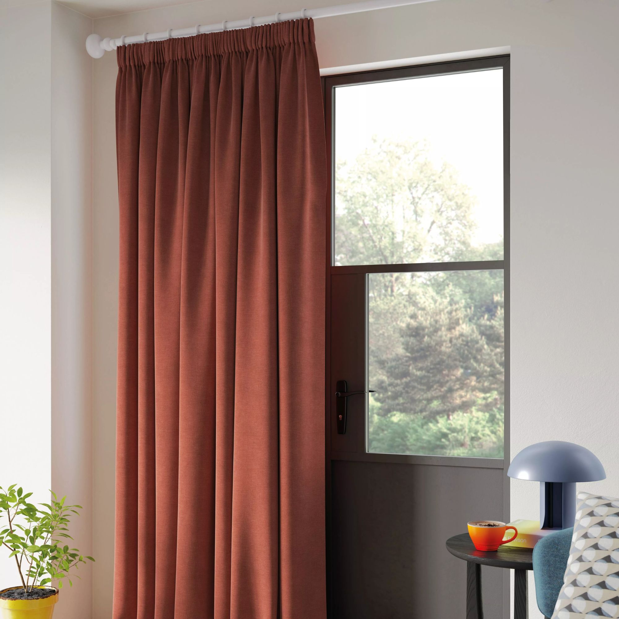 door curtain in Brick