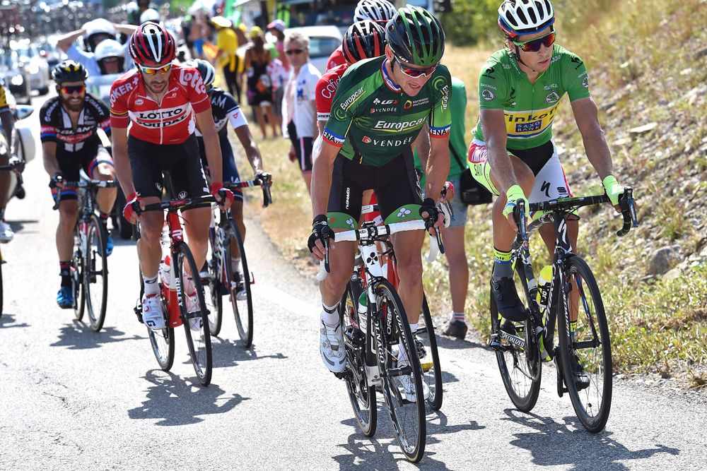 The break hit the final climb