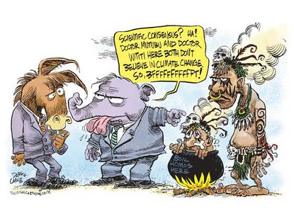 Political cartoon climate change