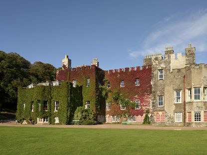 West elevation of the Abbey. Hartland Abbey, Devon. &copy;Paul Highnam for Country Life.
