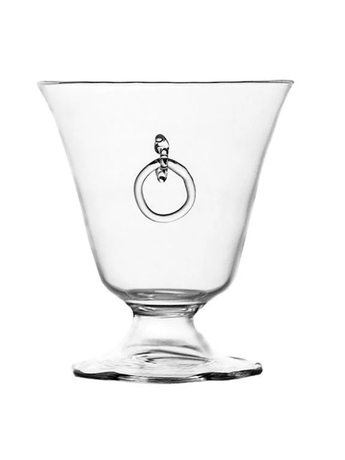 Agustina Bottoni Sospesa Hand-Blown Tumbler Glass with Charm