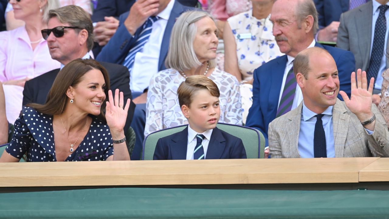 Prince George attends Wimbledon with his parents, the Prince and Princess of Wales 