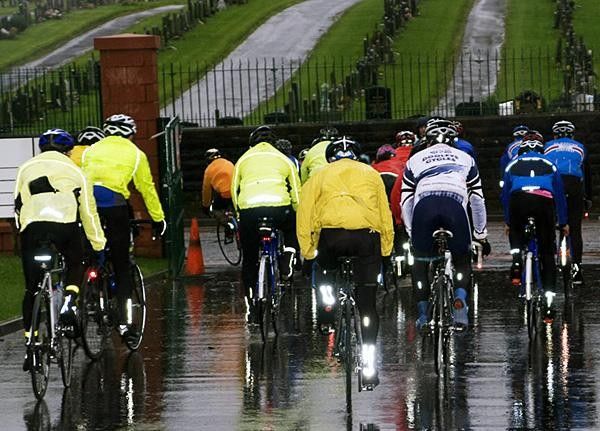 The weekend's weather in Scotland was not cooperative.