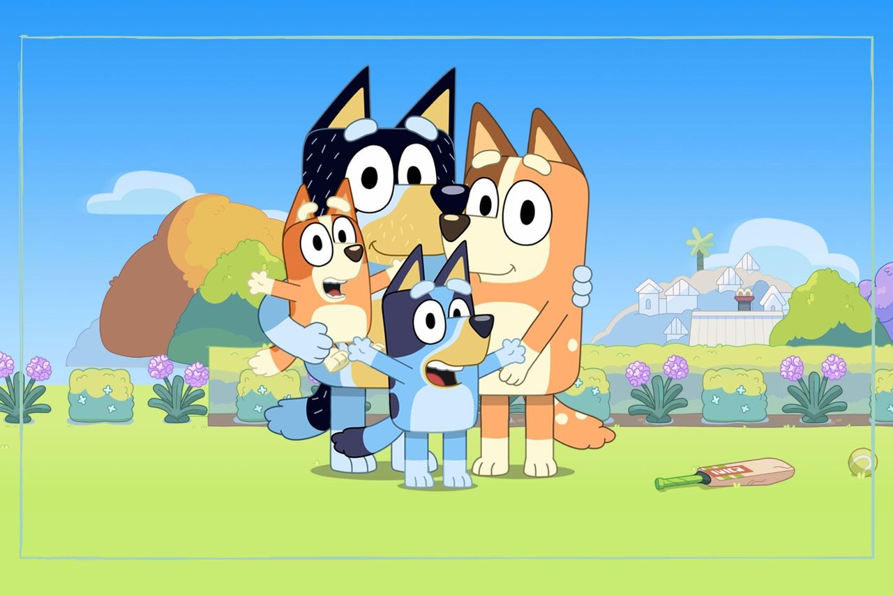 The animated cast of Bluey