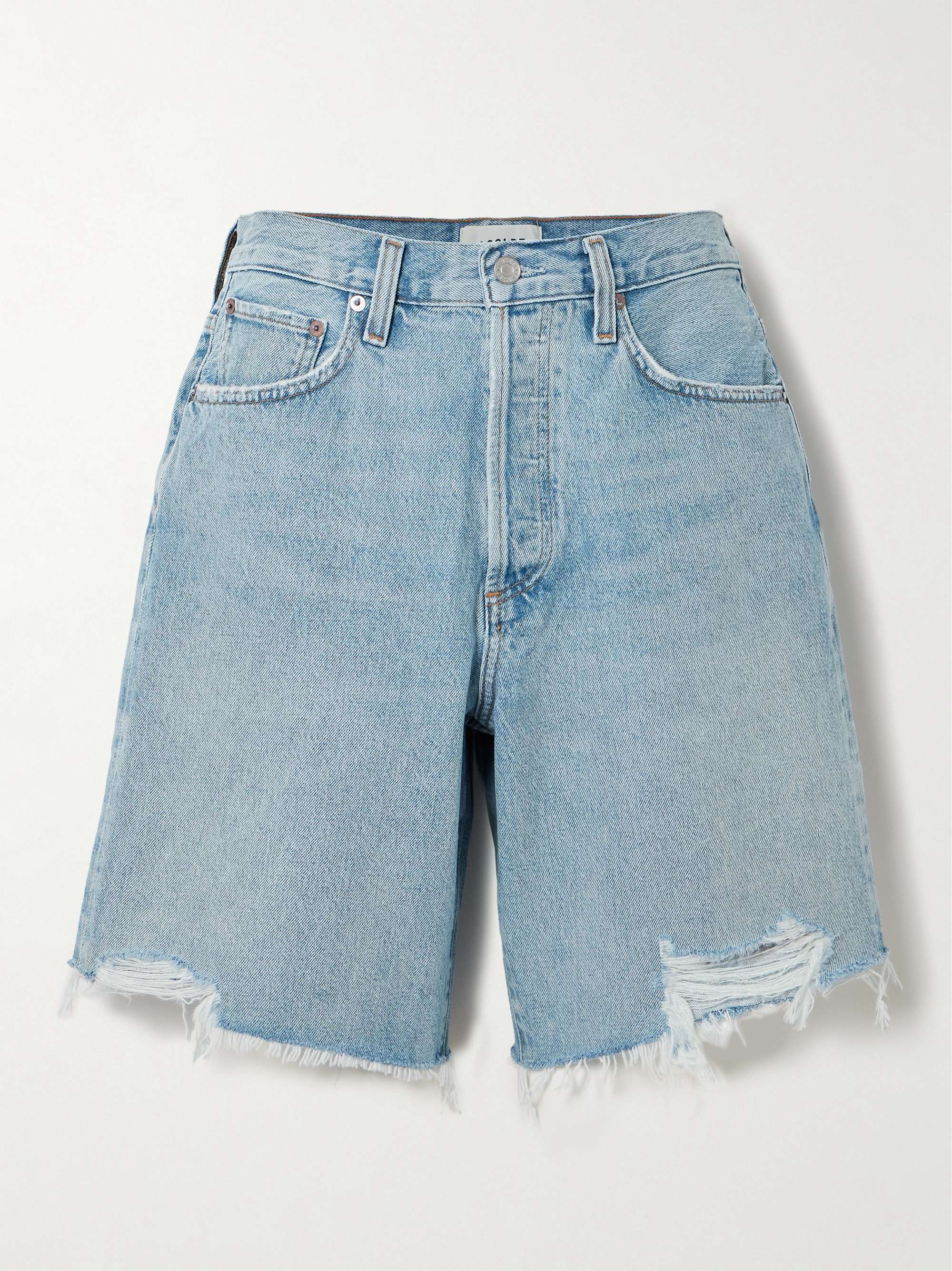 Indra Distressed Denim Shorts