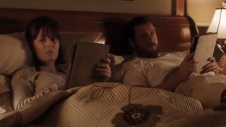 Rosemarie DeWitt and Adam Sandler in Men, Women & Children