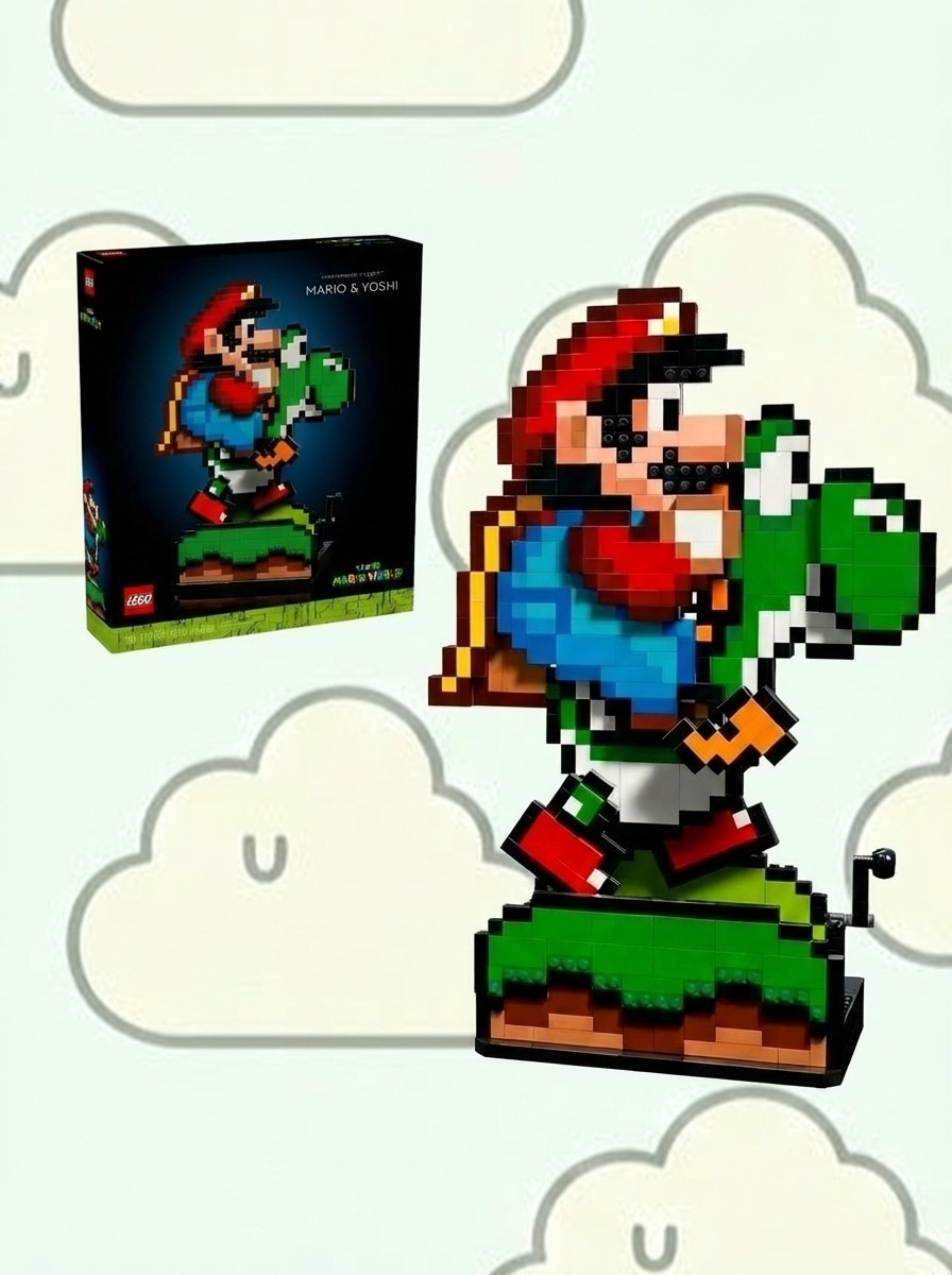 Super Mario World Mario & Yoshi Figure 71438
