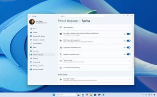 Windows 11 Settings Typing settings