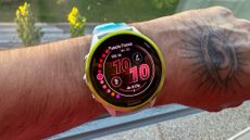 Garmin Forerunner 570 on wrist