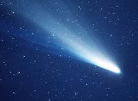 An image of Halley's Comet taken in 1986. 