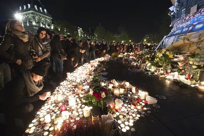 A memorial in Paris.