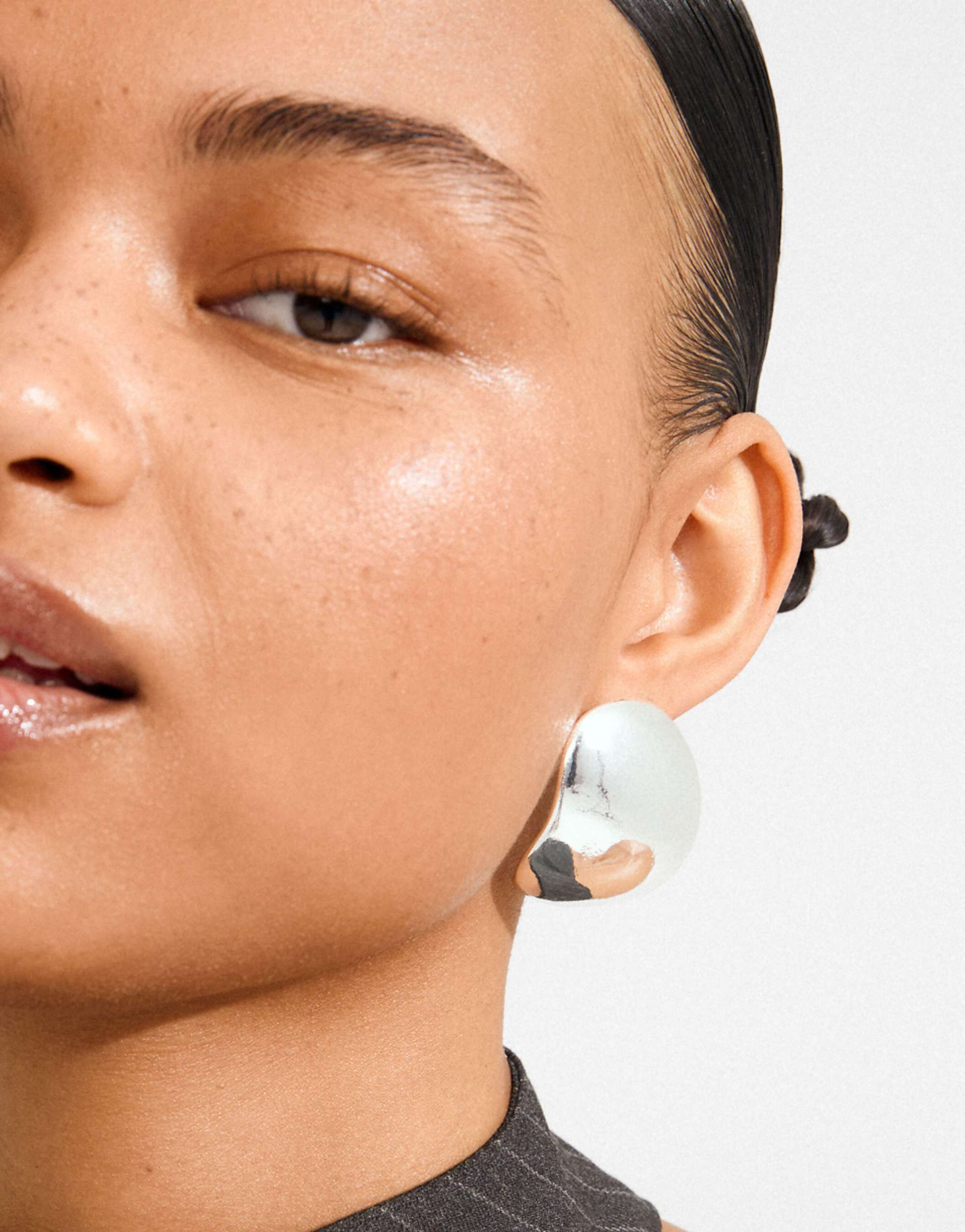 Pilgrim Sparkle Earrings in Silver Plated