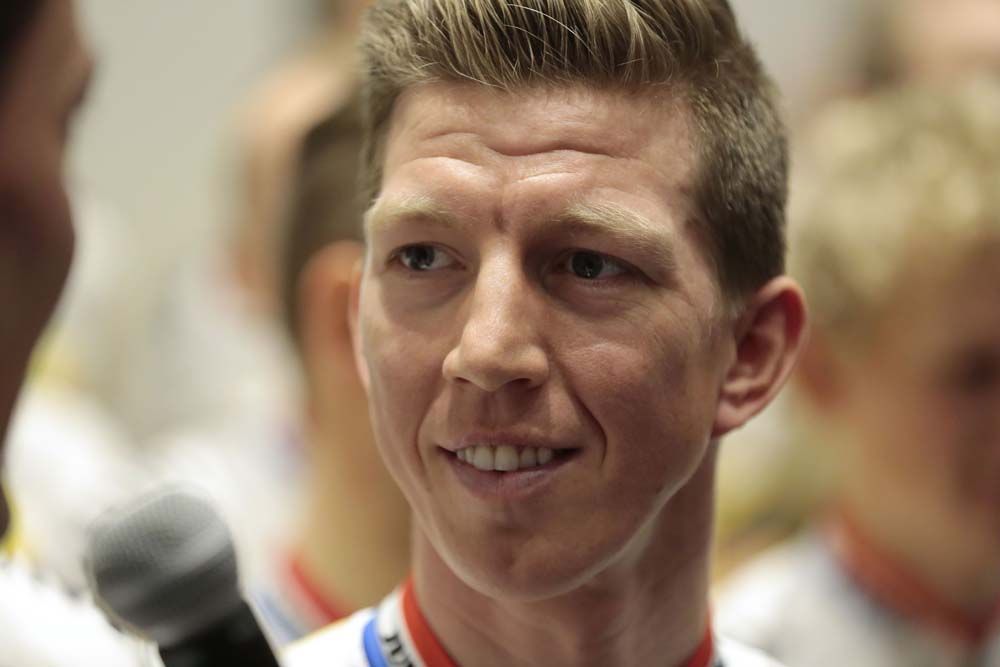 Sep Vanmarcke (LottoNL-Jumbo) is focused on the cobbled Classics