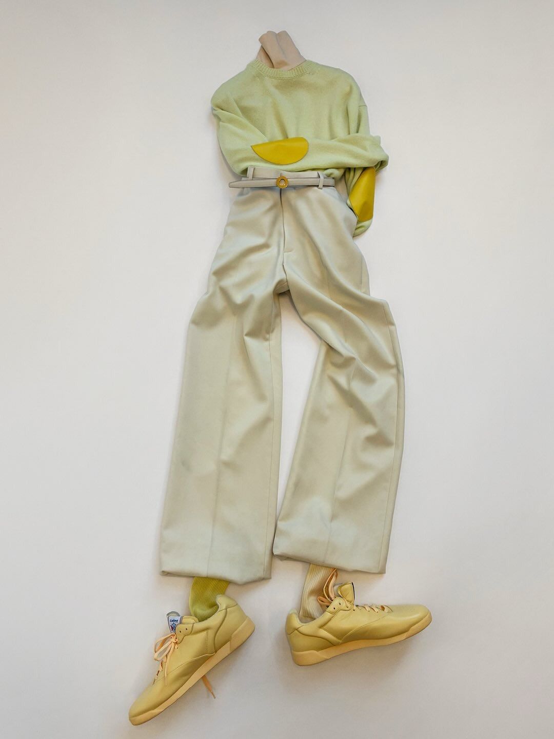Campaign imagery for Freestyle Lo Sneakers by Celine/Reebok.