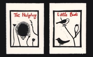 'The Hedgehog' and 'Little birds' illustrations