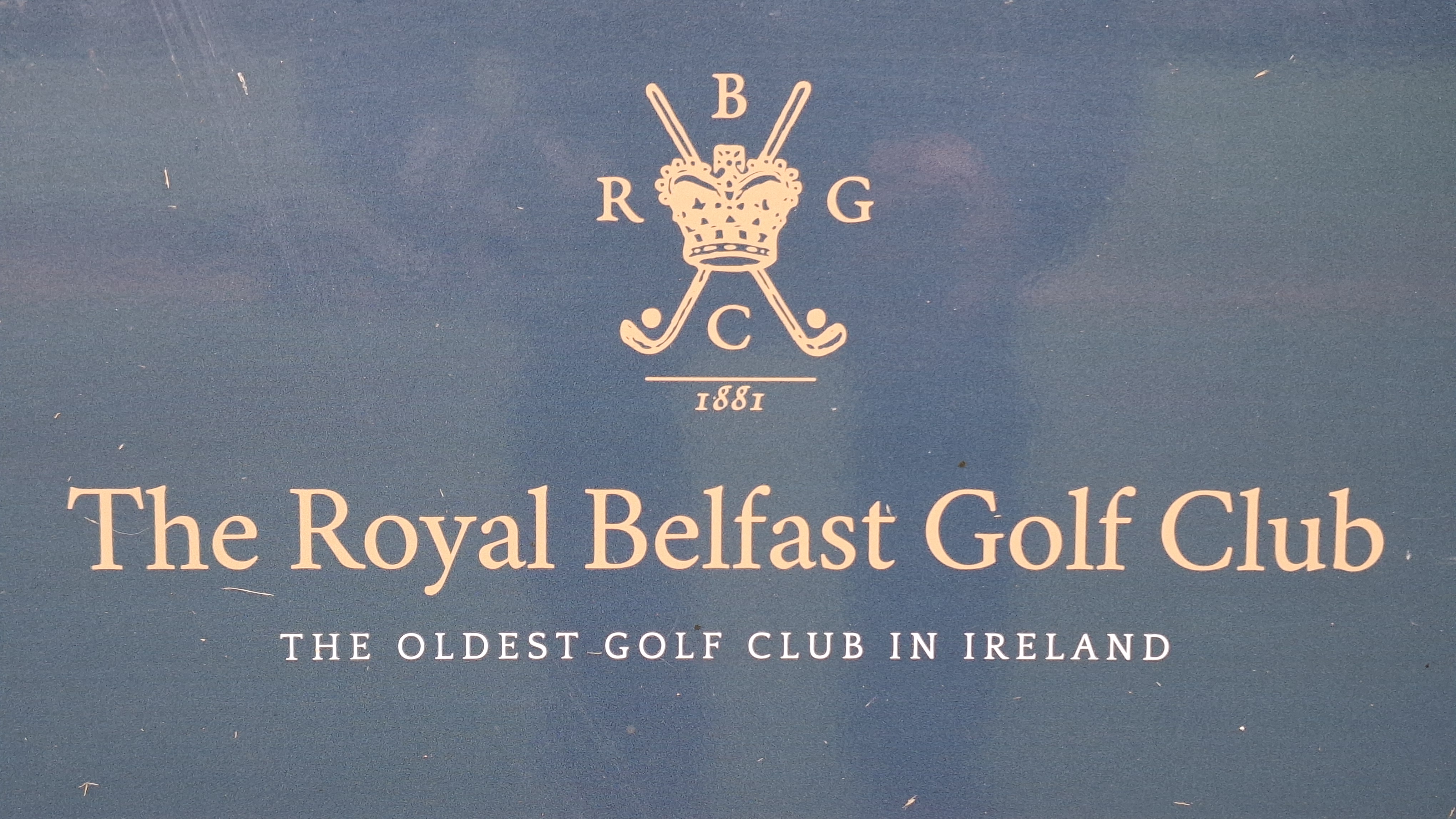 Royal Belfast Golf Club sign