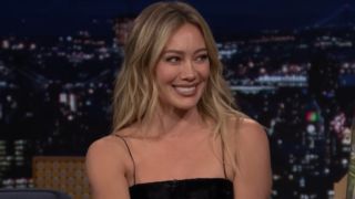 Hilary Duff on The Tonight Show.