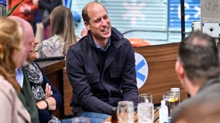 Prince William at Cold Town House in Grassmarket