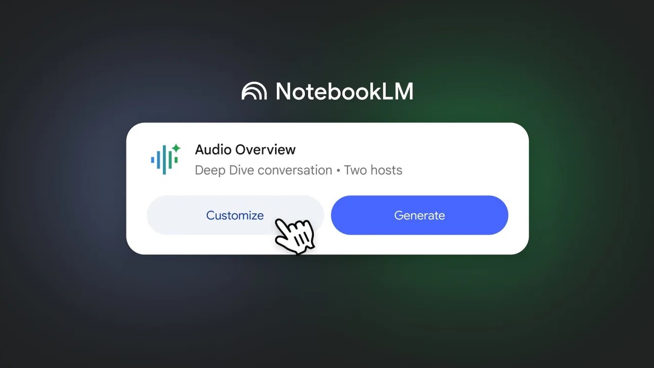 NotebookLM update lets you 'guide' its AI and listen while you work