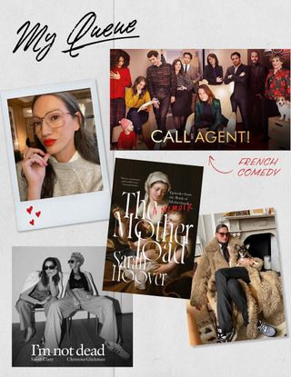 Jenna Lyons and her favorite shows.