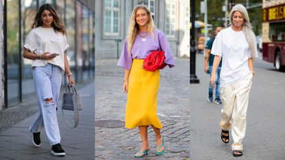 how to style over-sized t-shirts
