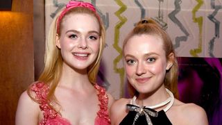 hollywood, california april 02 elle fanning l and dakota fanning pose at the after party for a special screening of bleeker streets teen spirit at the highlight room on april 02, 2019 in hollywood, california photo by kevin wintergetty images