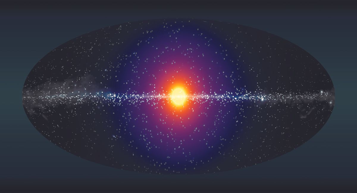 Astronomowie po raz pierwszy ważą halo ciemnej materii w starożytnych galaktykach