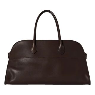 Mens the Row Brown Soft Margaux 17 Leather Top-Handle Bag | Harrods Uk