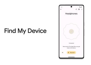 Using proximity to locate a lost item through the Find My Device network.