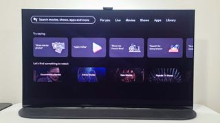 Sony Bravia XR A95K OLED menu