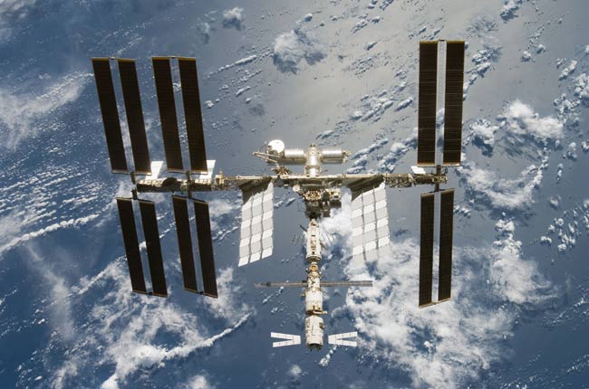 Satellite Debris Tracked Near Space Station 