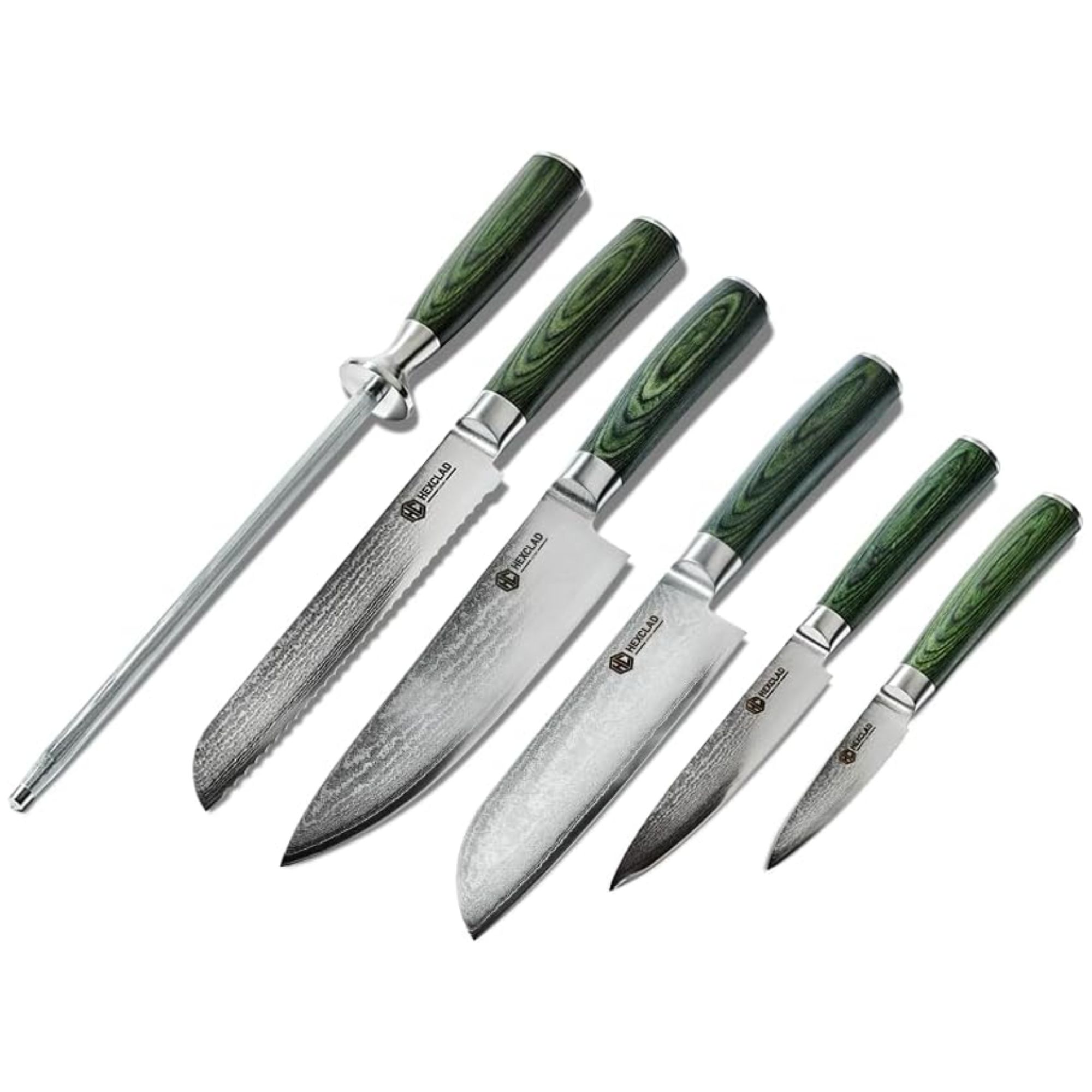 Hexcald Damascus Knives