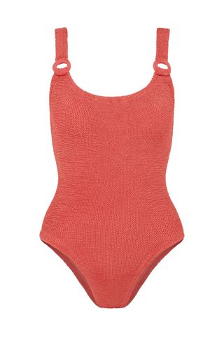 Hunza G + Rose Inc Christy seersucker swimsuit