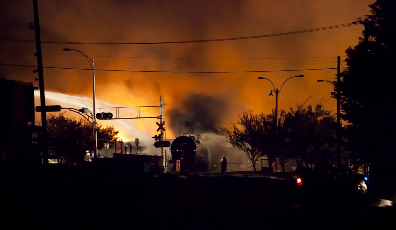 Lac-Megantic Railroad accident. 