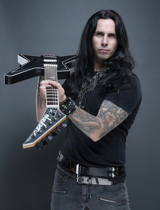 Gus G with his Jackson USA Signature Gus G Star